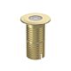 Phoenix 7W LED Wall Washer Inground Uplighter Natural Brass / Green - AQL-530-B6-X007GNA1Q