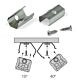 Angle Mounting Clips For Diva Range - DIVA-4015CLIP