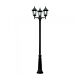 Classic 3 Light Outdoor Post Lantern - DU83023-BL