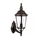 Lucca Round Wall Lantern Rustic Brown - DUW377-BR