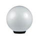 Polycarbonate 300mm Sphere Garden Light 240V Black / Opal - F6002-WH