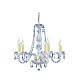 Hale 5 Light Chandelier Gold - CRY-HALE-5P