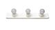 Hollywood Square 3 Light Bar White - HOL3S-WH