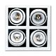 Quad Frame 26W LED White / Warm White - LDL-GIM4-WH