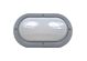 Plain E27 Polycarbonate Bulkhead Silver / Grey - LJ6001-SG