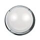 Round Plain E27 Polycarbonate Bulkhead Stainless Steel - LJ6051-SS