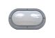 Plain Trim 18W Fluorescent Bulkhead Silver / Grey - LJF6001-SG