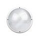 Plain Trim Round 2 x 18W Fluorescent Bulkhead White - LJF9051-WH