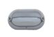 Eyelid 10W LED Polycarbonate Bulkhead Silver / Grey / Warm White - LJL6003-SG
