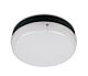 Round 16W LED IP65 Bulkhead Black / Warm White - LJY283-BL