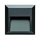 Square 1.5W LED Surface Deflector Light Charcoal / Warm White - LK1403 + LK1443-CC