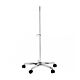 Moveable & Adjustable Bloor Base Chrome - LSM-11-CH