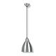 Single Bell Metal Pendant Brushed Aluminium - MS29020-BA