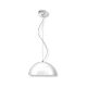 Small Retro Modern Shade Pendant White / Silver - MS400-WHSI