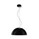 Medium Retro Modern Shade Pendant Black / White - MS500-BLWH