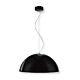 Large Retro Modern Shade Pendant Black / White - MS600-BLWH