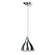 Acorn Small Metal Shade Pendant Satin Chrome - MS70357-SC