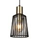 Maven Mini Pendant Light Black / Brass - MS9412-BLBS