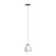 Single Bell Ceiling Mount Pendant Satin Chrome - QH5016