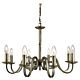 Emerson 8 Light Pendant Antique Brass - R1508-8P-AB