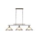 Sylvia Decorative 3 Light Pendant Satin Chrome - R2683-SC