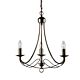 Maypole 3 Light Candelabra Pendant Antique Brass - R6343-3P-AB