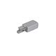 TE Series Track End Feed Silver / Grey - TE-END-SI