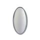 Oval Acid Etch Wall Light Satin Chrome - WL-1910-SC