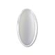 Oval Acid Etch Wall Light White - WL-1910-WH