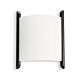 Nordica 8W LED Wall Light Black / Warm White - WL1273-BL