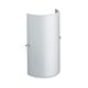 Curved Glass Vertical Wall Light White - WL2198