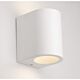 Half Clyndrical Plaster Wall Light White - WL8436