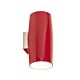 Grand Minimalist Wall Light Chrome / Red - WLL9287-RD