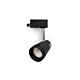 Single Circuit 3 Wire 10W LED Dimmable Track Light Black / Warm White - AT1107/BLK/WW