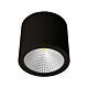 Surface Mount 25W LED Dimmable Downlight Black / Warm White - AT9065/BLK/60/WW