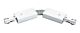 Single Circuit Track Bendable Joiner White - AT1100/WH/BEND