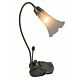 Single Branch Tiffany Lily Table Lamp White - LLTB-1-W