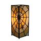 Spider Net Cube Tiffany Table Lamp - N057