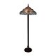 Ripple Glass Tiffany Floor Lamp - T-214-22F