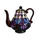 Tulip Tiffany Teapot Table Lamp - T-252 TEAPOT