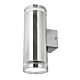 Leto Up/Down Wall Pillar Spot Light Stainless Steel - 18031/16