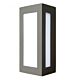 Eave Rectangular Exterior Wall Light Charcoal - 18048/51