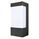 Eave Rectangular Exterior Wall Light Charcoal - 18049/51