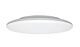 Allora 25W Slimline Dimmable LED Oyster Light Silver / Cool White - 20095/11