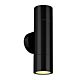 Seaford 4W 240V Up & Down LED Wall Pillar Light Black / Warm White - 20601/06