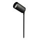 Seaford 5W 12V DC MR16 LED Spike Light Black / Warm White - 21625/06