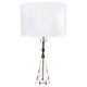 Spirit 1 Light Table Lamp Brass / White - 12181