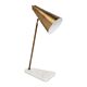 Jaggar Marble Task Lamp Brass - 12235