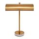 Hamlin 1 Light Bankers Desk Lamp Brushed Brass - 12318