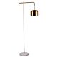 Ramsay Marble Floor Lamp Brass - 12344